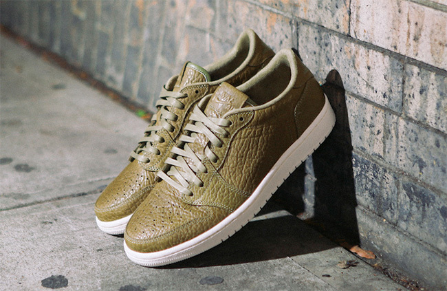 Classic Air Jordan 1 Army Green Shoes On Sale